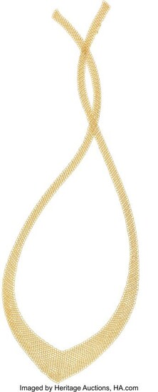 10007: Elsa Peretti for Tiffany & Co. Gold Necklace Me