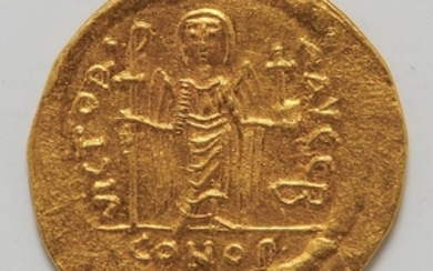 Byzantine Maurice Tiberius AV Solidus.