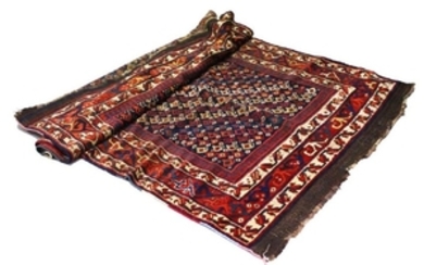 A GOOD CAUCASIAN CARPET with a centre with numerous