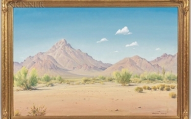 Norman Henry Yeckley (American, 1914-1994) Desert Landscape
