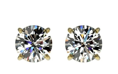 1.05 ctw Certified Quality Diamond Stud Earring 10k