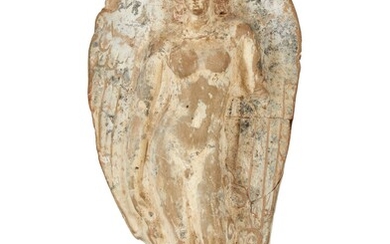 107 Bis Statuette peplophore assise Attique début Vème siècle avant JC Hauteur: 13 cm Provenance:...