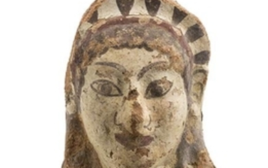 Etruscan Maenad Head Antefix Late 6th century BC; height cm...