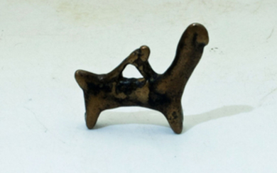 A fine Near Eastern bronze zoomorphic amulet