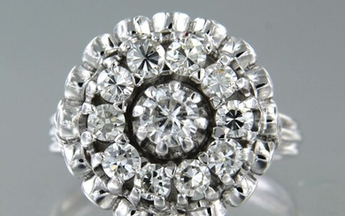 14 kt. White gold - Ring - 1.35 ct Diamond