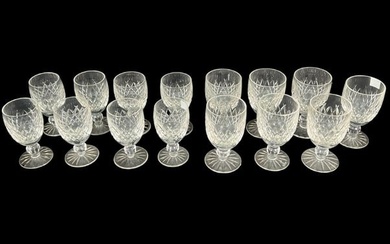 15 WATERFORD CRYSTAL DONEGAL GOBLETS