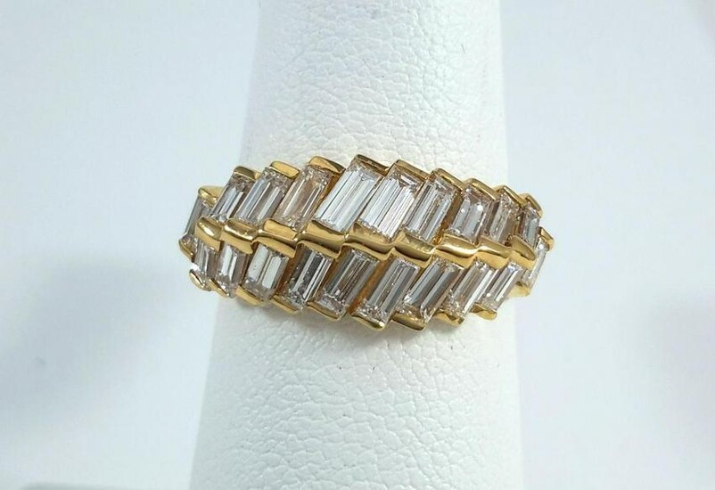 1.65ct Diamonds on Yellow Gold Ring