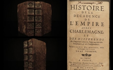 1679 1st ed Decline of Empires Charlemagne ROME