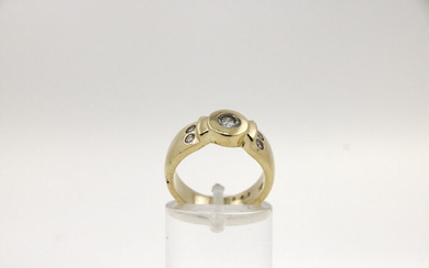 18 kt. Gold - Ring - 0.33 ct Diamond