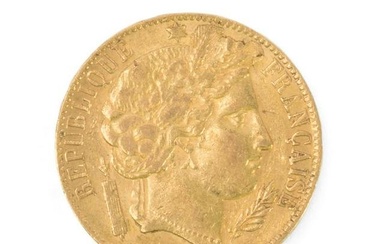 1851-A FRANCE 20 FRANCS GOLD COIN
