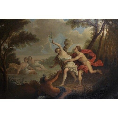 18th Century French School. Diana the Huntress, Oil on Canva...