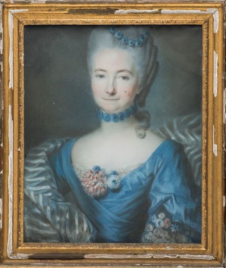 18th century French school presumed portrait Madame de...