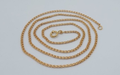 19.2 KT gold necklace (800) <br>Weight: 7.45 grams <br>Length: 59.5...