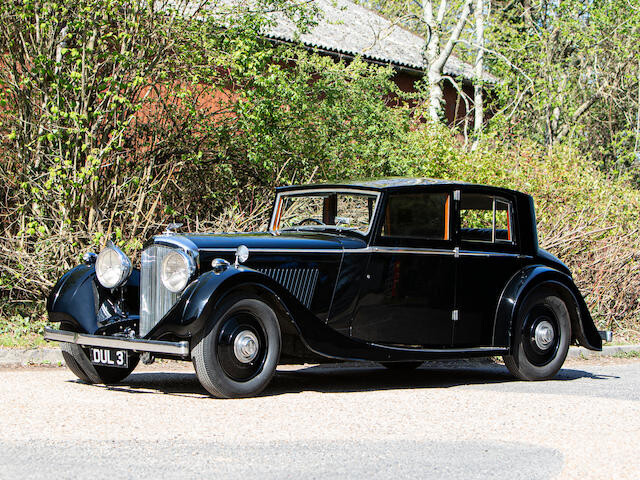1937 Bentley 4¼-Litre Brougham Saloon, Coachwork by Freestone & Webb Registration no. DUL 3 Chassis no. B33JY