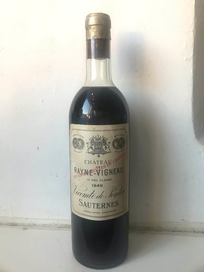 1949 Château de Rayne-Vigneau - Sauternes - 1 Bottle (0.75L)