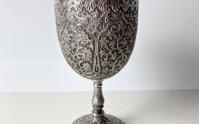 19th Century Sterling Silver Goblet
