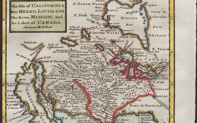 1st ed. of Moll’s fascinating 1701 map of Isle of California