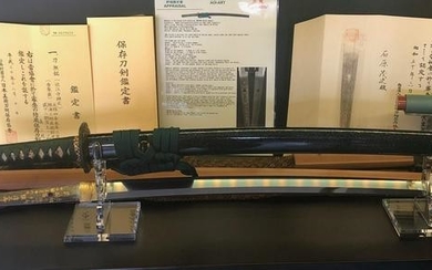 2 body test cutting sword Nihonto Oumi kami Tsuguhiro