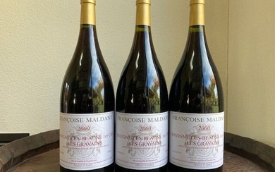 2000 Savigny-les-Beaune 1° Cru "Les Gravains" - Domaine Francoise Maldant - Bourgogne - 3 Magnums (1.5L)