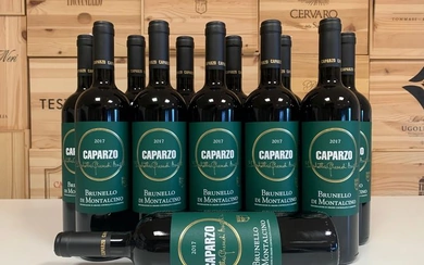 2017 Caparzo - Brunello di Montalcino - 12 Bottles (0.75L)