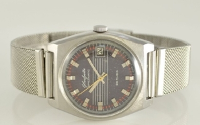 GLASHUTTE wristwatch Spezimatic in stainless steel, self...