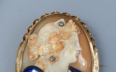 gold and silver - brooch