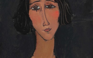 Amedeo Modigliani (1884-1920), Jeune femme à la rose (Margherita)