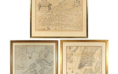 (3pc) MAPS OF NEW YORK: JOHN MONTRESOR