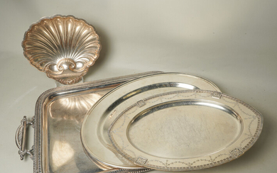 (4) Silverplate Trays and Platters