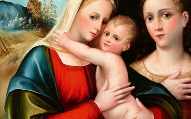 Giulio Francia - The Virgin and Child with a Donor