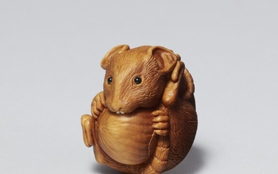 Mouse with nut. Alexander Derkachenko. 2014
