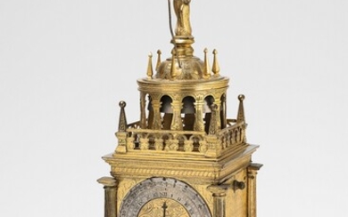 A table clock by Hans Gruber of Nuremberg