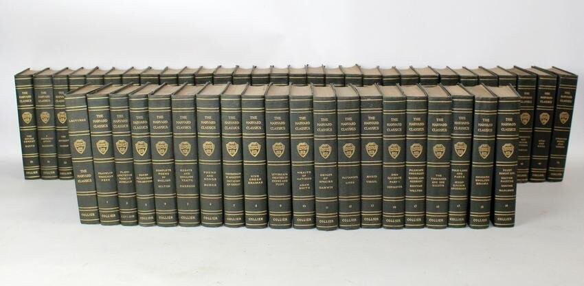 51 volumes Harvard classics anthology of classic books