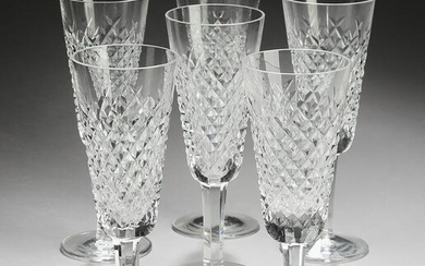 (6) Waterford Alana crystal champagne flutes