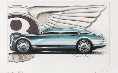Robin Page, Bentley Mulsanne artwork by Bentley Designer, ((4))