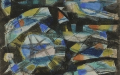 Alfred MANESSIER (1911 1993) Composition, 1950 Aqu…
