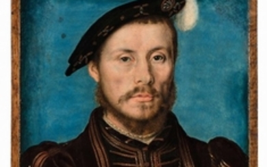 Corneille de La Haye dit Corneille de Lyon (circa 1500-1574) Portrait of a man from the court of Francis I