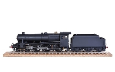 An exhibition standard 2 ½ inch gauge model of a London Midland and Scottish Railway ‘Black 5’ 4-6-0 tender locomotive