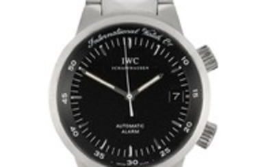 IWC | A STAINLESS STEEL AUTOMATIC DIVERS' WATCH WITH ALARM, DATE AND BRACELET REF 3537-002 CASE 2766117 CIRCA 2002