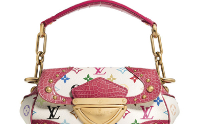 A LIMITED EDITION PINK ALLIGATOR MONOGRAM MULTICOLORE MARILYN, LOUIS VUITTON BY TAKASHI MURAKAMI, 2007