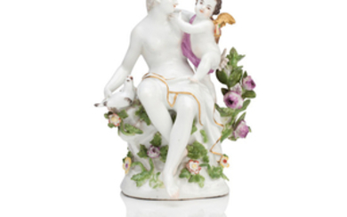 A Meissen group of Venus and Cupid