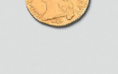 Monnaie d'or de 1790 au profil de Louis XVI; diamè…