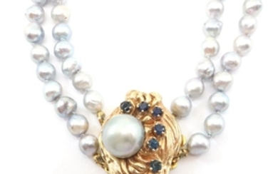 Multi-Strand Cultured pearl necklace