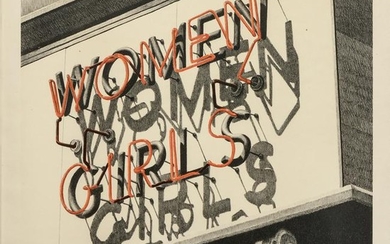 Robert Cottingham (American, b. 1935) Women, Girls