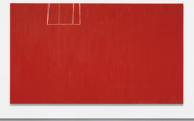 Robert Motherwell, Open No. 153: In Scarlet with White Line