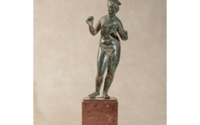 A Roman bronze model of the nude Aphrodite from Syria