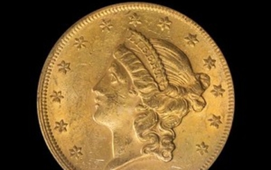 A United States 1852 Liberty Head $20 Gold Coin
