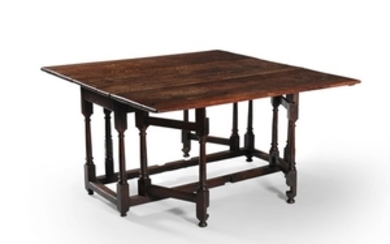 A William III oak gateleg dining table