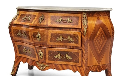 A Swedish Rococo commode, second part of the 18th century.