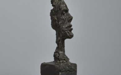 Alberto Giacometti (1901-1966), Tête de Diego sur socle